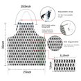 thumbnail image 7 of Black Bigfoot Pattern Apron-Garden Aprons for Women with Pockets-Cotton Linen Waterproof Kitchen Cooking Gardening Aprons Adjustable for Kitchen,Cooking,BBQ and Salon 33x27 Inch, 7 of 7