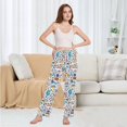 thumbnail image 6 of FORMRS Women's Pajama Pants with Pockets Soft Comfy Loungewear Sleep Bottom, Sizes S-2XL, Doodle Pattern, 6 of 8