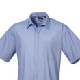 thumbnail image 2 of Premier Mens Short Sleeve Poplin Shirt, 2 of 4