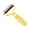 Yellow, variant on FEOLGEHLY Double Sided Pet Dematting Comb for Dogs and Cats, Stainless Steel Undercoat Rake for Long Hair, Safe Deshedding and Detangling Pet Brush for Grooming (Green)