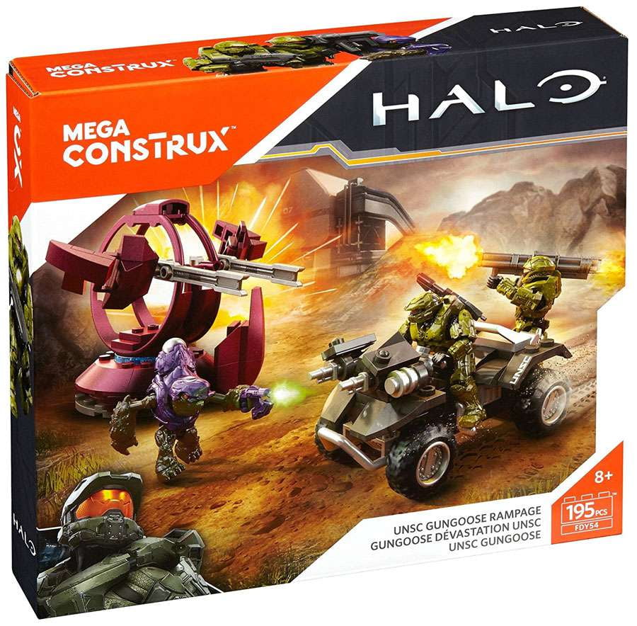 Halo Mega Construx UNSC Gungoose Rampage Set Mega Bloks FDY54