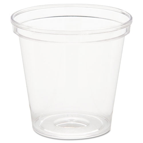 Comet Plastic Portion/shot Glass, 1 Oz, Clear, 50/pack, 50 Packs/carton | Bundle of 10 Cartons