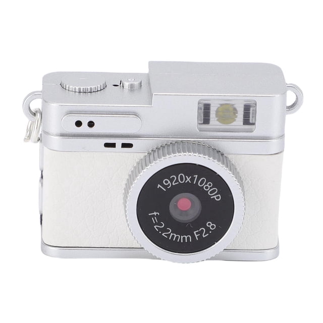Cámara De Llavero Luminex, Cámara De Bolsillo FHD De 1080p Con Pantalla 0.96, Batería Recargable De Luz LED Para El Momento De Viaje Al Aire Libre Grabación Retro Para