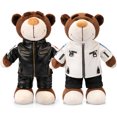 thumbnail image 4 of Muñeca de caja de cola de motocicleta, osito de peluche, BMW, modelo de casco pequeño de rally, 4 of 5