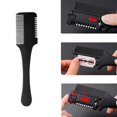 thumbnail image 2 of Peine para adelgazar el cabello, peine para peinar el cabello, maquinilla de afeitar, cortador de pelo, maquinilla de afeitar, peine, tijeras de corte, herramienta de doble cara para salón, 2 of 5