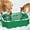 Green, variant on Extra Large Heated Water Bowl with 5 Layers Design for Heating & Heat Preservation Provides Drinkable Water & Food in Winter Heated Pet Bowl for Cat Rabbit Chicken Duck Squirrel, 194 fl oz
