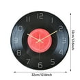 thumbnail image 3 of Acrylic Wall Clock Music Theme Home Decor Battery Powered, 3 of 8