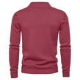 thumbnail image 4 of Annhoo Sweaters for Men Long Sleeve High Neck Knit Shirts Solid Color Casual Fall Winter Thermal Workout Gym Basic Daily Tops, 4 of 8
