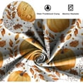 thumbnail image 6 of 72x72 Inch Fall Pumpkin Long Shower Curtain Autumn Harvest Farm Polyester Bath Curtain Farmhouse Thanksgiving Themed Bathtub Curtain for Kids Bathroom Decor Waterproof with Hooks, 6 of 6