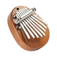 thumbnail image 2 of 1Pcs Kalimba - 8 Key Mini Thumb Piano with Wood Bodys, Stainless Steel Keys, Portable Musical Instruments, Gift for Beginners, Stress Relief, Travel & Home Use, 2 of 6
