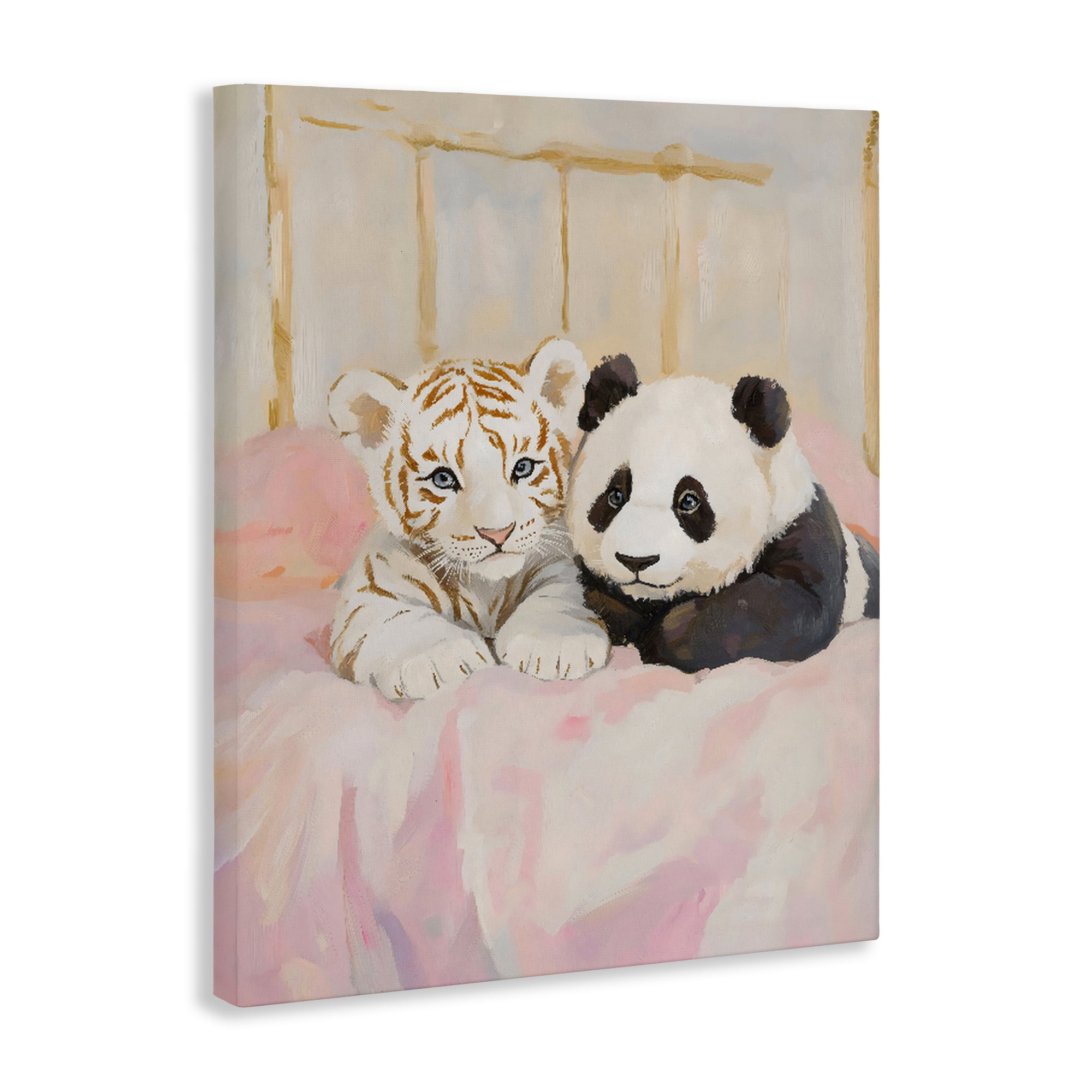 Stupell Industries Baby Panda & Tiger Cuddles Canvas Wall Art, design by The Prints Vibe