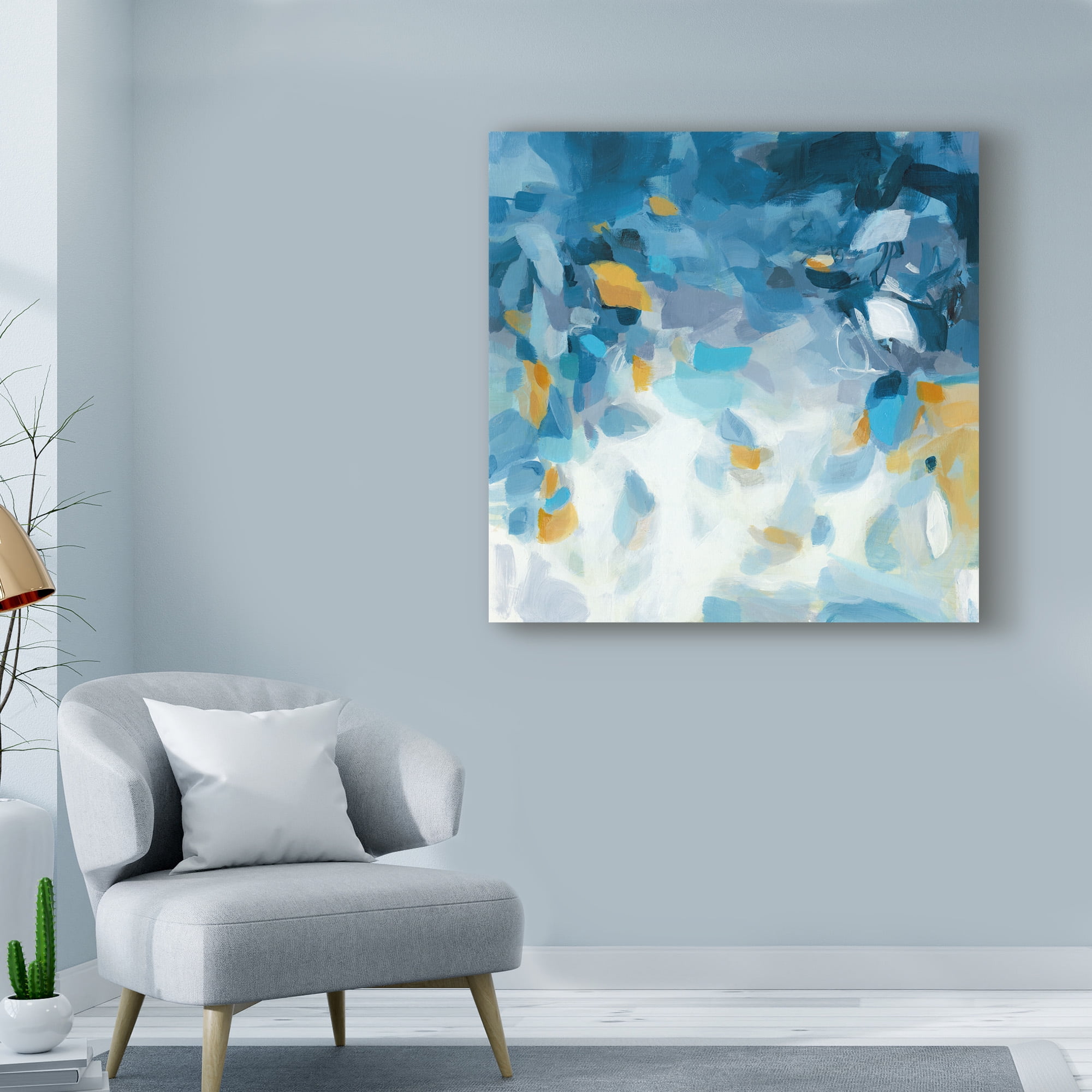 Trademark Fine Art 'Blue Dreams' Canvas Art by Christina Long