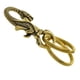 thumbnail image 1 of Cierres Giratorios Perfecl 2x 2 Unids Set Cordón Snap Hoo Gancho de Broche de Garra de Langosta Llavero Dorado, 1 of 8