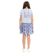 Disney Girls Stitch Hooded Cosplay Dress with Tulle Skirt, Sizes 4-16