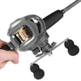 thumbnail image 4 of Fishing Combo, Fishing Rod Reel Combos Lures Set Spin Reels, Smooth Fishing Reel Bait Cast Reel Combo Carbon Fiber for Starters Fishing Gear Travel, 4 of 9