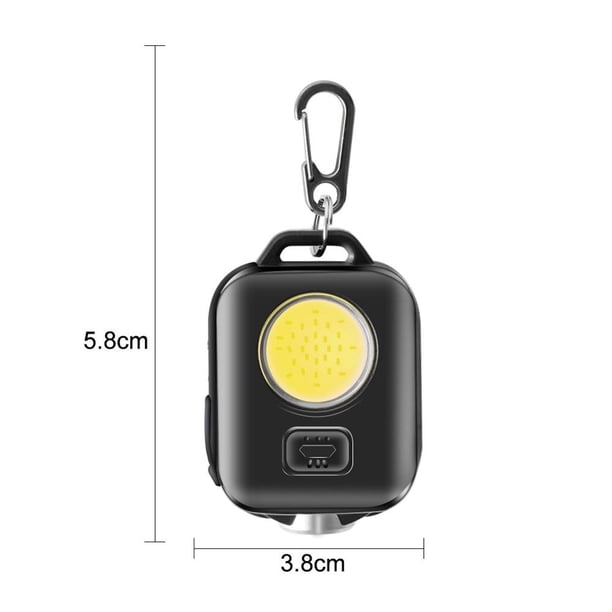 Linterna Luces de trabajo de emergencia Llaveros Impermeable COB LED Antorcha Negro Sywqhk Para Estrenar