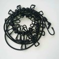 thumbnail image 4 of Advancent Tendedero portátil con ganchos, cuerda para ropa, calcetines, tendedero, línea colgante para negocios al aire libre, Camping, viajes Almacenamiento y organización del hogar Negro Advancent HA066441-03, 4 of 6