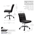 thumbnail image 5 of Porthos Home  Parker Office Chair Black, 5 of 5