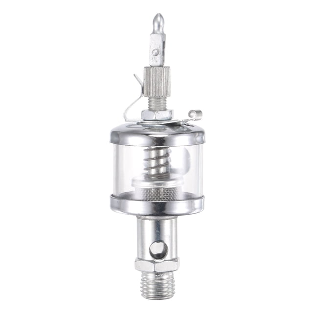 Unique Bargains M14x1.5 Thread 25ml Sight Gravity Drip Feed Needle Valve Type Oil Cup