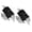 Black, variant on Complete Track System Ready Rail Mount Holders Support Clamps Brackets Designed for Storage Expansion and Custom Layouts