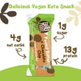 thumbnail image 3 of BHU Foods Fit Vegan Protein Bars - Peanut Butter Chocolate Chip (12 Bars), 3 of 7
