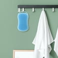 thumbnail image 5 of Unique Bargains 1 Pc Hangable Soap Shape Bath Brush Shower Brush Blue, 5 of 6