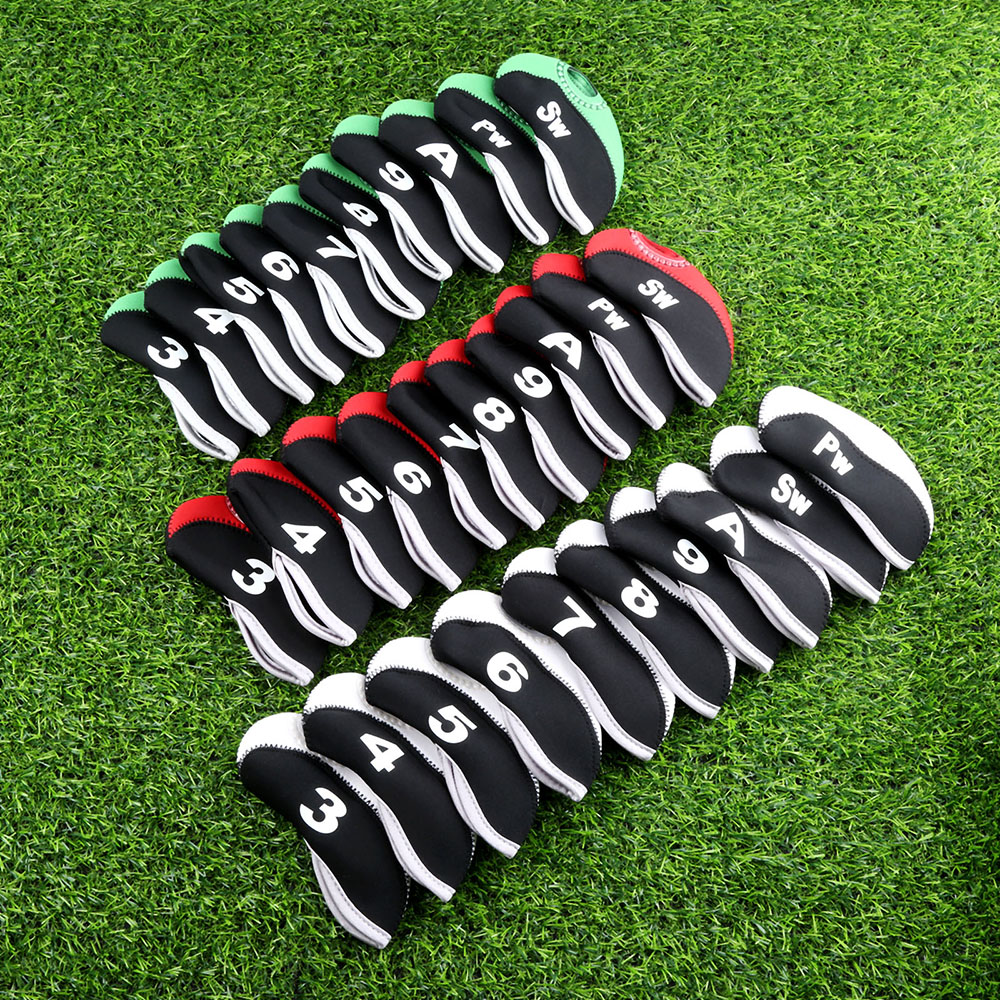 10x Neoprene Golf Club Iron Head Cover Set Fit Titleist Callaway Ping Taylormade - image 5 of 5