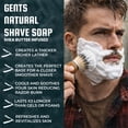thumbnail image 5 of GENTS 97% All Natural Men's Cedar and Pine Shave Soap Creates a Rich Lather, 5 of 14