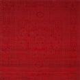 thumbnail image 1 of Ahgly Company Indoor Square Contemporary Red Abstract Area Rugs, 8' Square, 1 of 6