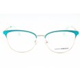 thumbnail image 2 of Lucky Brand D115 0TEA Women's Teal Metal Full Rim Frame Eyeglasses, 2 of 2
