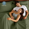 thumbnail image 4 of Bare Home Pillowcase Set - Premium 1800 Collection - Double Brushed - Ultra Soft - King Size, Cypress, 2 Count, 4 of 8