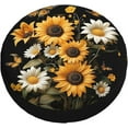 thumbnail image 3 of Wildflower Plant Spare Tire Cover Wheel Protectors for Rv Camper Travel Trailer SUV Truck, 3 of 9