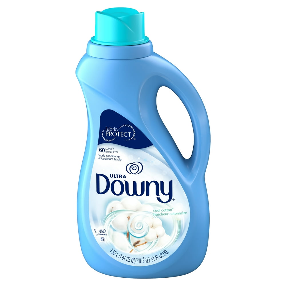 Downy Ultra Cool Cotton 60 Loads Liquid Fabric Softener, 51 Fl. Oz