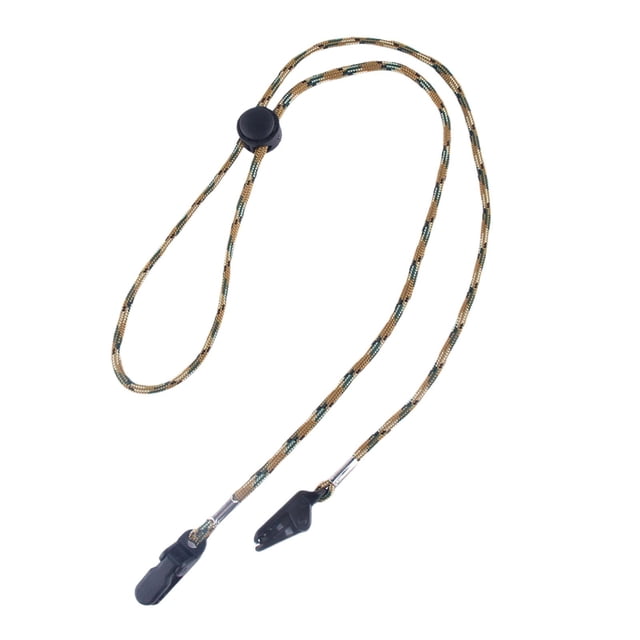 BELOVING Sangle de Chapeau Réglable Clip Chapeau Corde de Menton Flexible pour Course Pêche Golf Marron