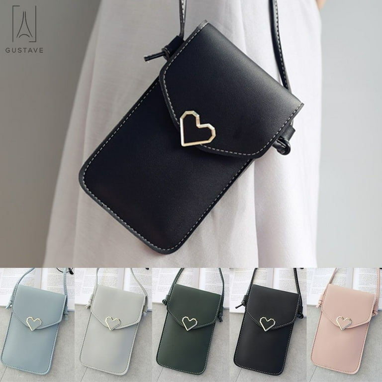 Gustave Cell Phone Bag PU Leather Crossbody Smartphone Purse Gustave Cell Phone Bag PU Leather Crossbody Smartphone Purse