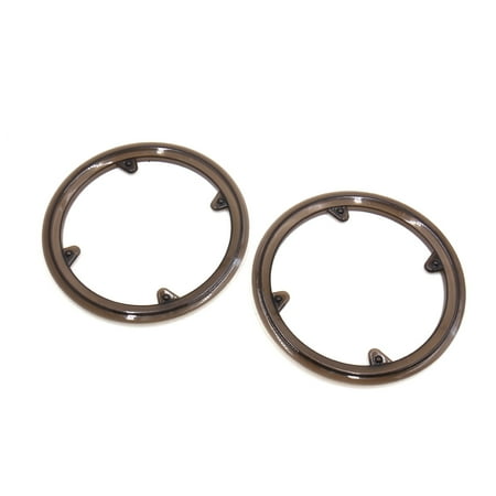 Bicycle Chain Guard - 2Pcs Plastic Brown Chain Wheel Cover Guard Crankset Protector for Bike Bicycle
