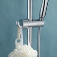 thumbnail image 7 of Naierhg 19-22MM/20.5-23.5MM Shower Head Holder with 2 Hooks No Drill 360 Degree Rotation Height Adjustable Shower Rail Slide Rod Universal Standard Shower Head Bracket Replacement B 19-22mm, 7 of 7