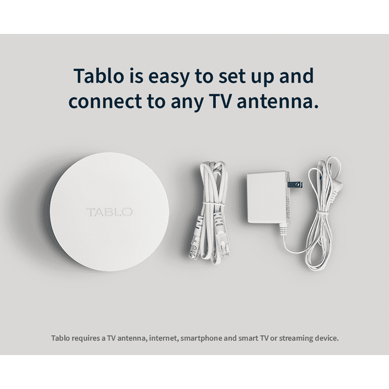 Tablo 4th Gen 2-Tuner DVR with 128GB Storage, Over-The-Air