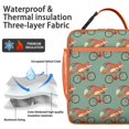 thumbnail image 2 of Foxy Insulated Lunch Box Men Reusable Lunch Tote Bag Water-Resistant Cooler Tote Bag Office Beach, 2 of 6