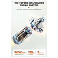 thumbnail image 5 of F31 120000RPM 120W Super Power Turbojet Fan Brushless Motor High Speed Fan Mini Turbojet Fan Turbo F, 5 of 5