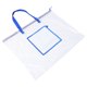 thumbnail image 1 of unbranded Bolsa Organizadora Transparente Azul Para Guardar Portafolios Y Tableros De Anuncios, 1 of 5