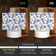 thumbnail image 3 of Haiem Blue Flax Flowers Pattern Acrylic Night Light Gift with 3 Color ModesTouch-Sensitive LED Lamp Perfect Gift for Mother's Day, Birthday, or Christmas, 3 of 9