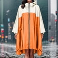 thumbnail image 2 of Lightweight Rain Poncho Jacket Coat For Women With Hood And Secure Pockets, 2 of 6
