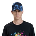 thumbnail image 4 of Balery Blue Lightning Gorra de béisbol de tamaño ajustable para correr, entrenar y actividades al aire libre. Gorra de papá para todas las estaciones., 4 of 6