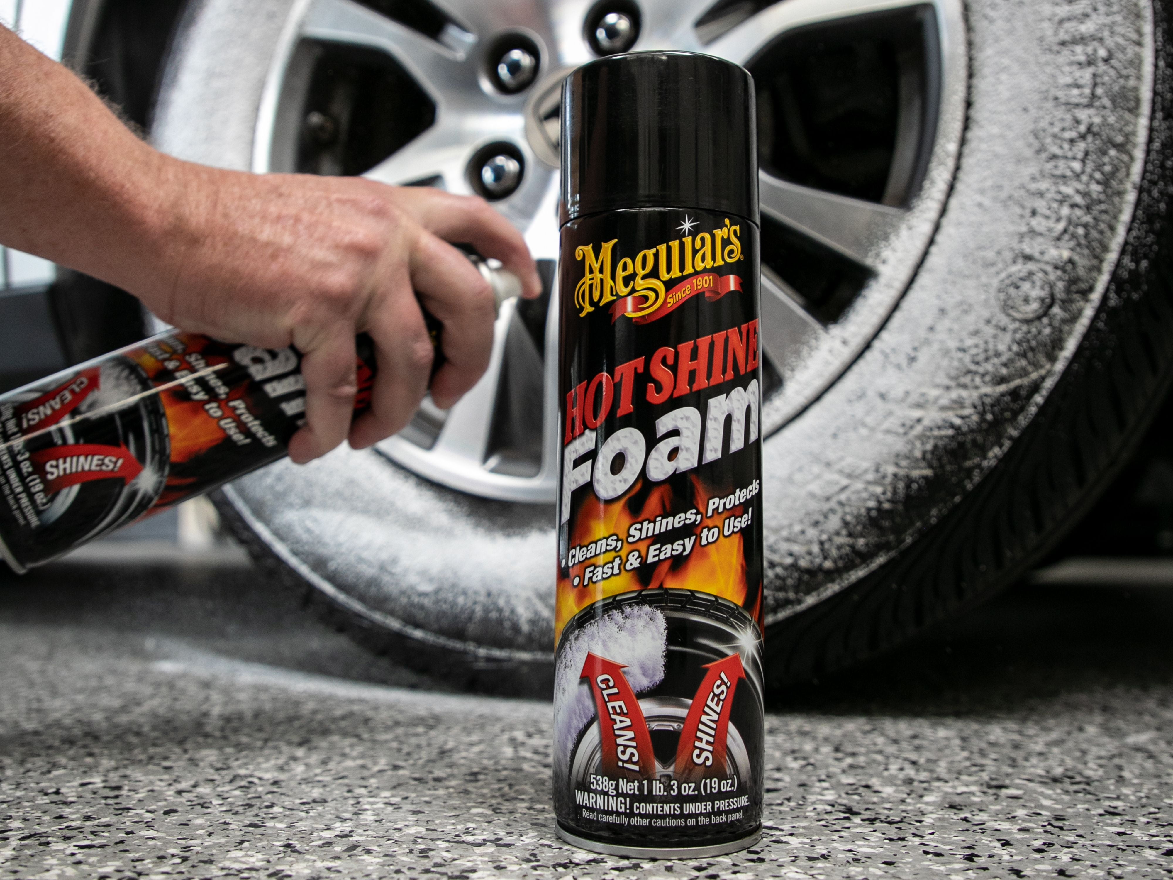 Meguiar's Hot Shine Reflect Foam and Spray - Features and Benefits 