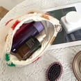 thumbnail image 2 of Bolsa de mano de lana con puntos coloridos para mujer, de mano de viaje para cosméticos (C) Likrtyny Para Estrenar, 2 of 9