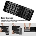 thumbnail image 3 of Adjustable Workout Aerobic Exercise Step Platform, 27-Inch Fitness Step Platform with 4 Stackable Risers, Non-Slip Surface Bench for Home Gym Cardio(Grey), 3 of 7