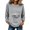 09#Light Gray, variant on Crew Neck Sweatshirt for Women Long Leeve Lightweight Pullovers with Zipper Pocket Casual Loose Trendy Going out Tops White XL