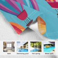 Cartoon Hot Air Balloon Kid Hooded Beach Towel 35.4x27.5 inch Bath