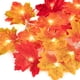 thumbnail image 5 of Corona de otoño, corona de hojas de otoño, coronas de hojas de arce, luces de temporada de otoño 20, decoración perfecta para luces de Navidad y Acción de Gracias Zhivalor QH-329, 5 of 9
